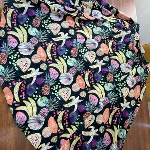 Rachel Antonoff S/M RARE fruit print skirt